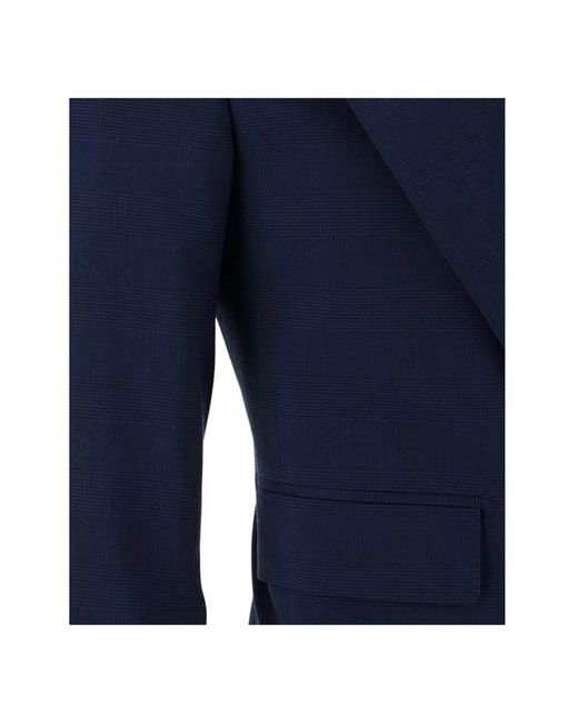Dolce & Gabbana Blaues anzug mit knopfverschluss in Blue für Herren