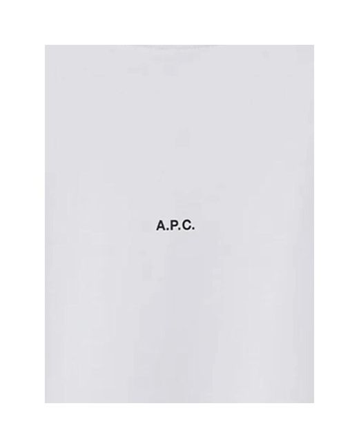 A.P.C. Paris kyle t-shirt in White für Herren