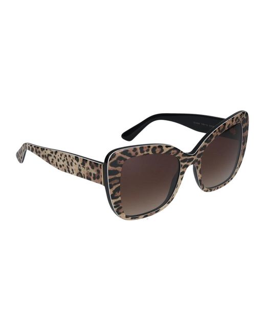 Dolce & Gabbana Brown Stylische sonnenbrille 0dg4348