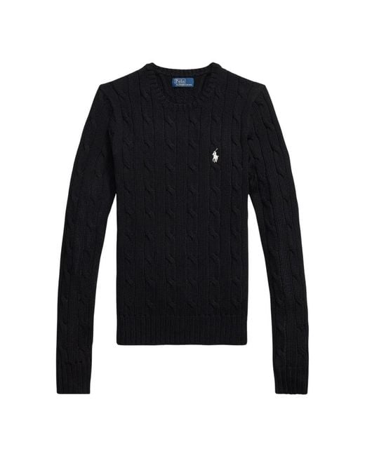 Ralph Lauren Black Round-Neck Knitwear