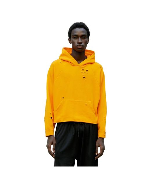 Hoodies di Liberal Youth Ministry in Yellow da Uomo