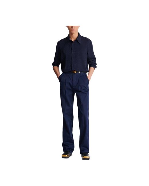 Balmain Blue Casual Shirts for men
