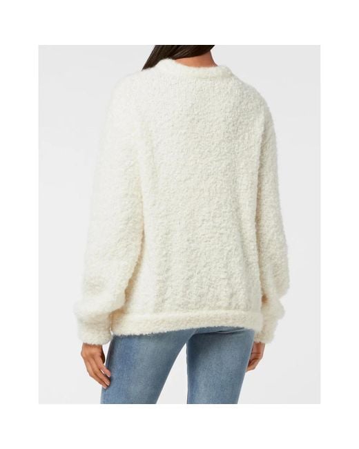 Philipp Plein Round-Neck Knitwear in het White