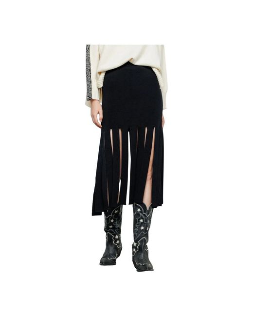 Akep Black Midi Skirts