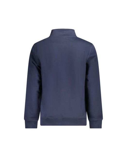 North Sails Blue Zip-Throughs for men