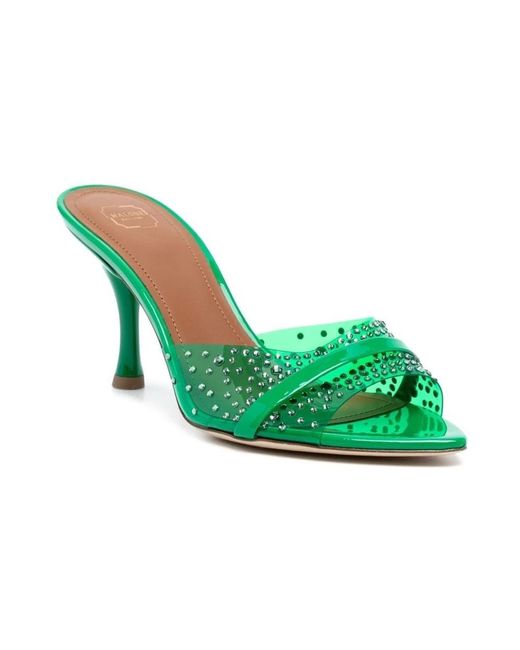 Malone Souliers Green High Heel Sandals