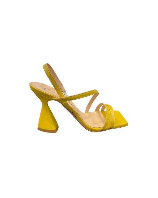 Marc Ellis Yellow High Heel Sandals