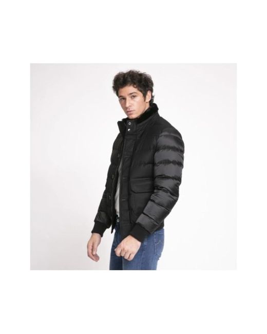 Moorer Jackets > Down Jackets in het Black voor heren