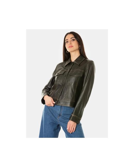 Leather Jackets di Liviana Conti in Black
