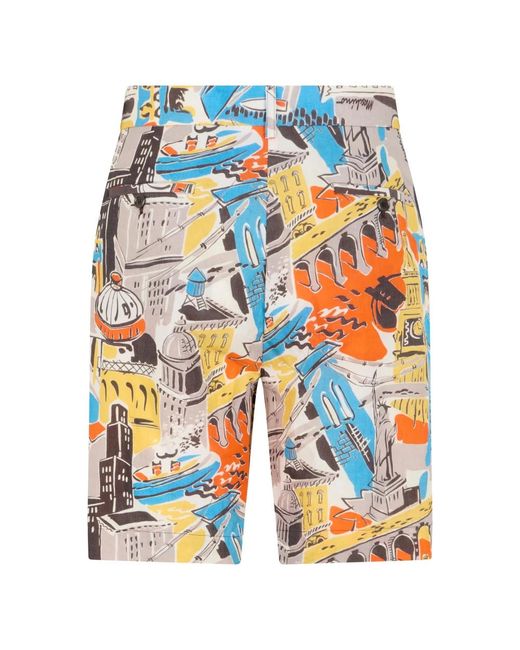 Moschino Blue Casual Shorts for men