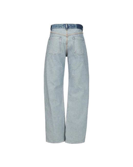 MM6 by Maison Margiela Blue Straight Jeans for men
