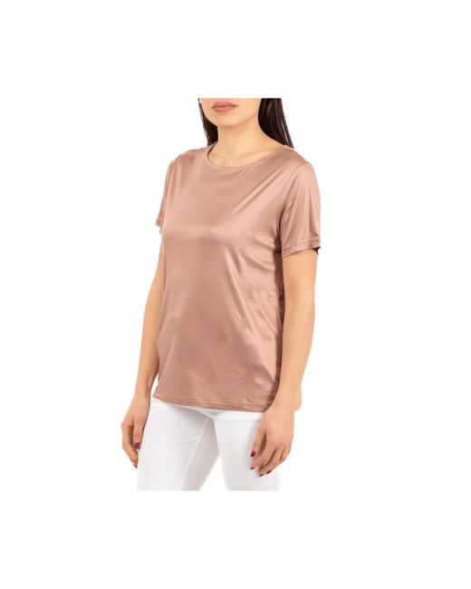 Fay Overhemden ,Bruin ,Stijlvolle Gebreide Top in het Pink