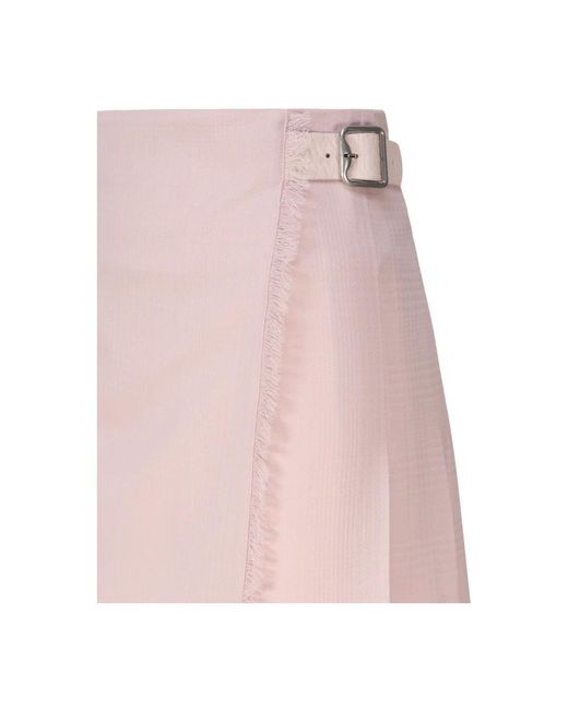 Burberry Pink Short Skirts