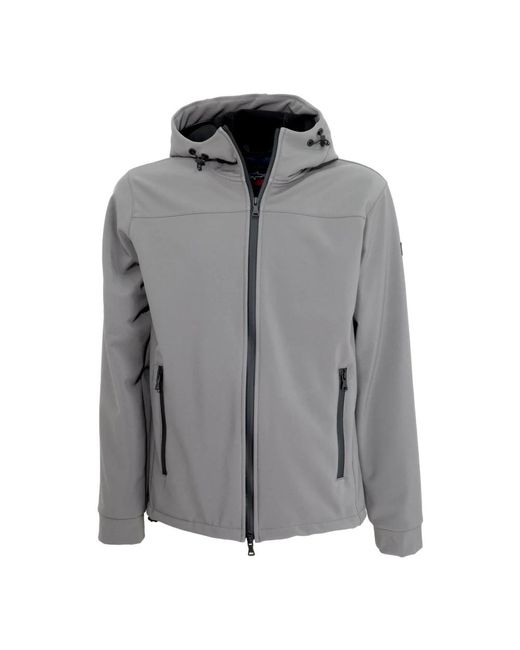 Paul & Shark Gray Light Jackets for men