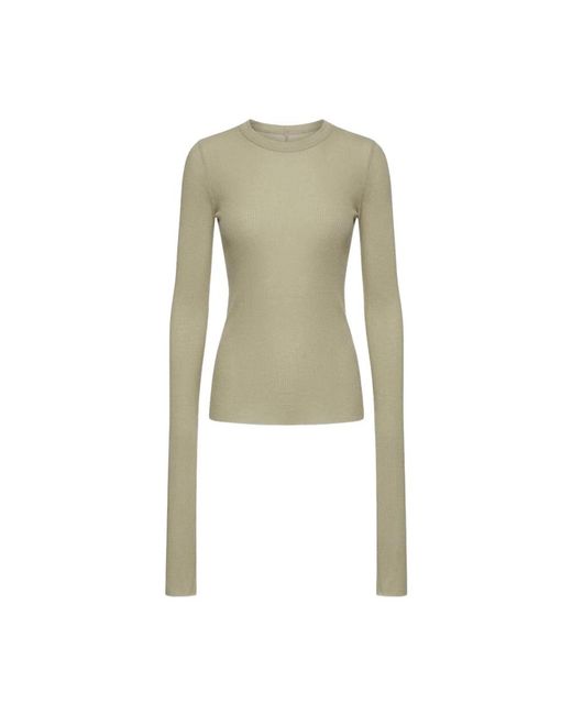 Rick Owens Green Long Sleeve Tops