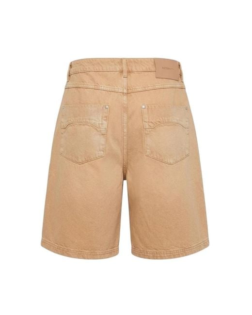 RETERNITY Natural Denim Shorts for men