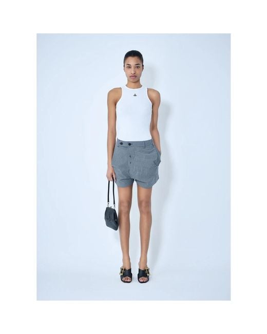 Vivienne Westwood Blue Sleeveless Tops