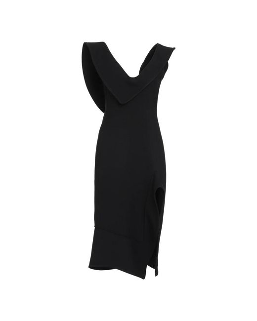 Bottega Veneta Black Midi Dresses