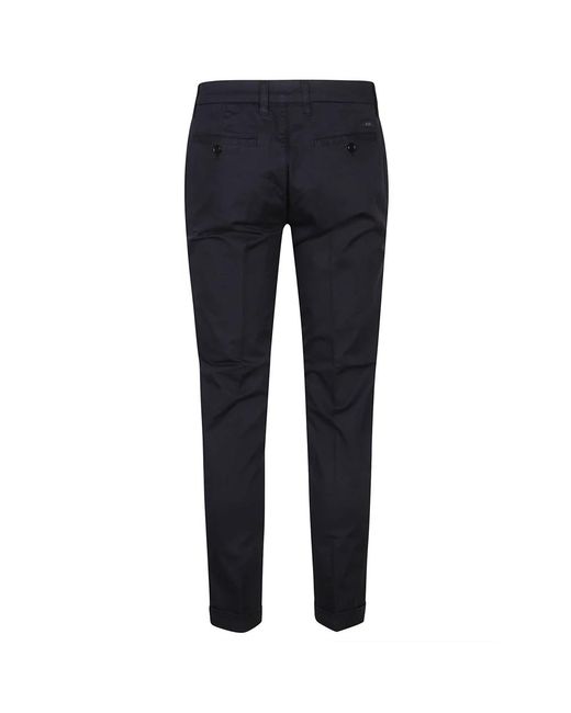 Fay Blue Slim-Fit Trousers for men