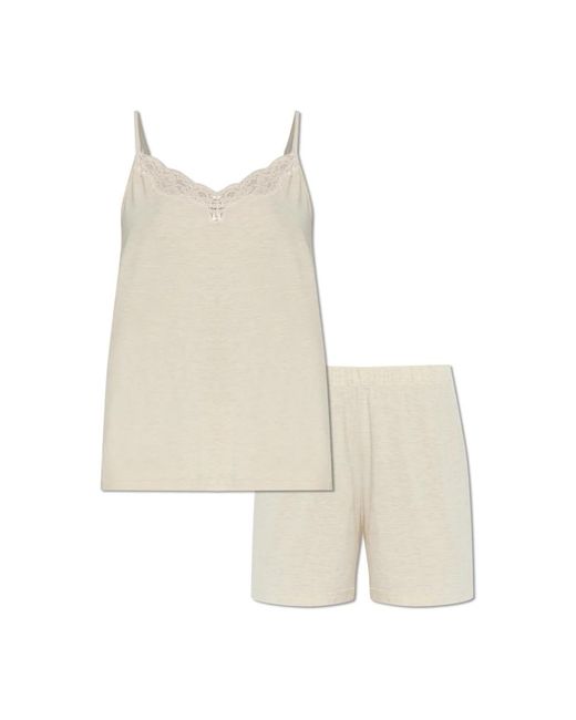 Pyjamas Hanro de color Natural