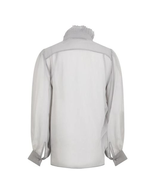 Alberta Ferretti Gray Shirts