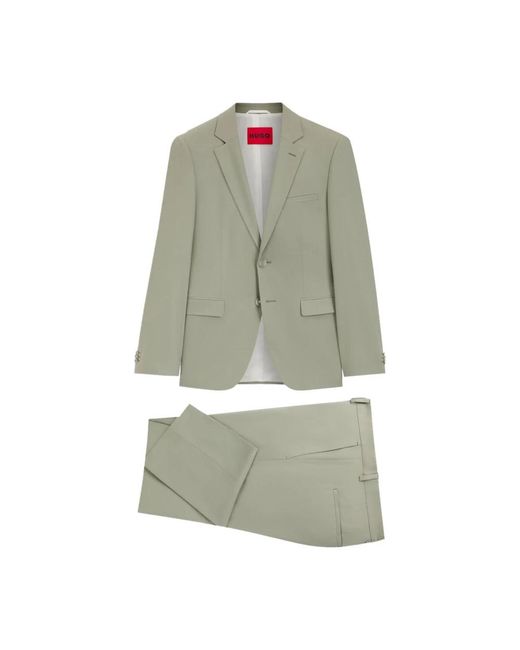 HUGO Green Single Breasted Suits for men