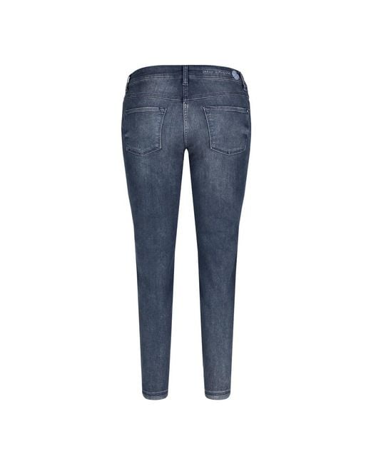 M·a·c Blue Authentische denim skinny jeans