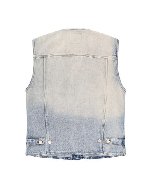 Courreges Blue Vests for men