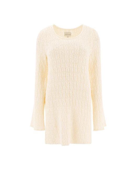 Knitted Dresses Loulou de Saison de color Natural