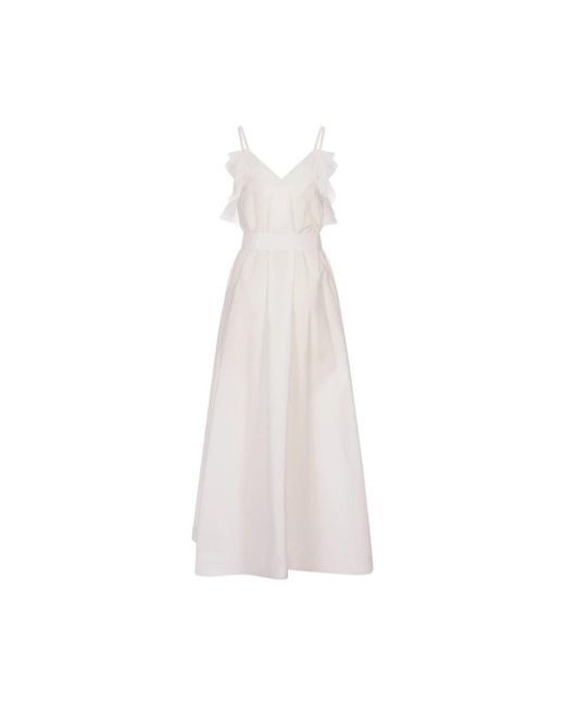 P.A.R.O.S.H. White Maxi Dresses