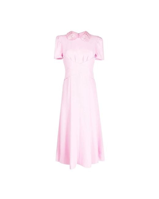 Self-Portrait Midi Dresses in het Pink