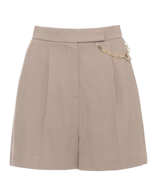 Elisabetta Franchi Brown Casual Shorts