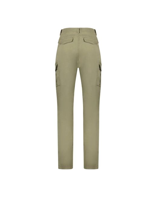Napapijri Green Straight Trousers for men