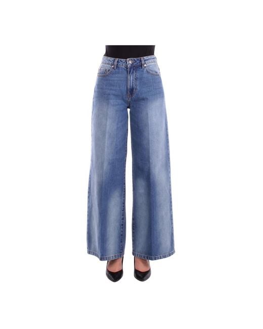 John Richmond Blue Wide Jeans