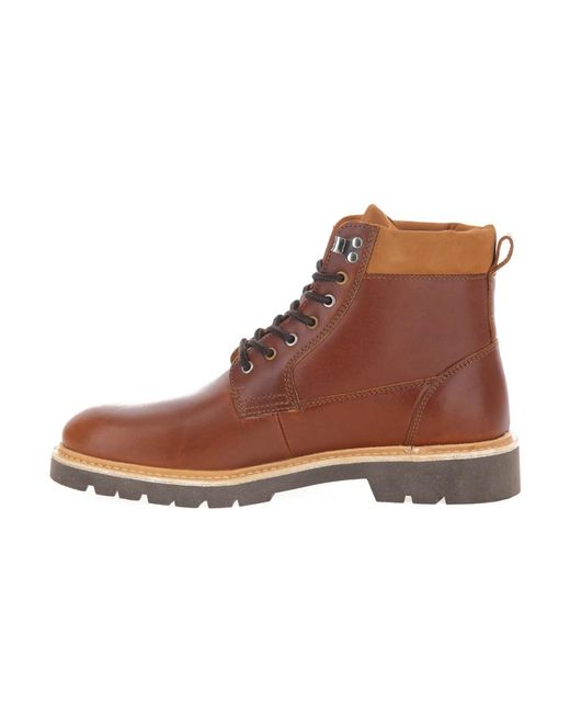 Paul Smith Brown Lace-Up Boots for men