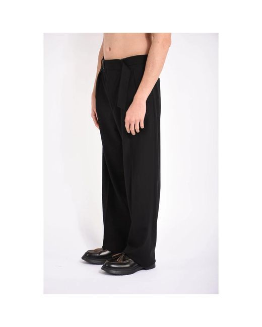 Tagliatore Black Suit Trousers for men