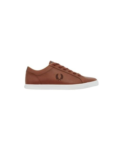 Fred Perry Brown Sneakers for men