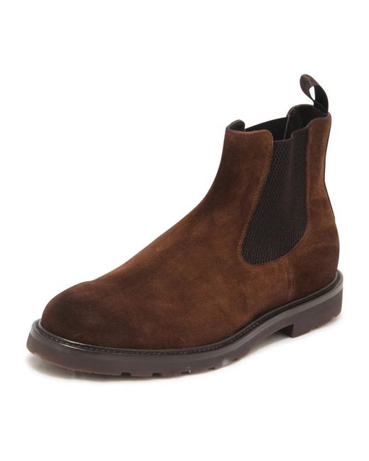 Triver Flight Brown Chelsea Boots for men