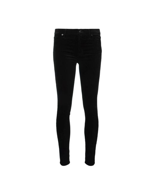 7 For All Mankind Black Skinny Jeans