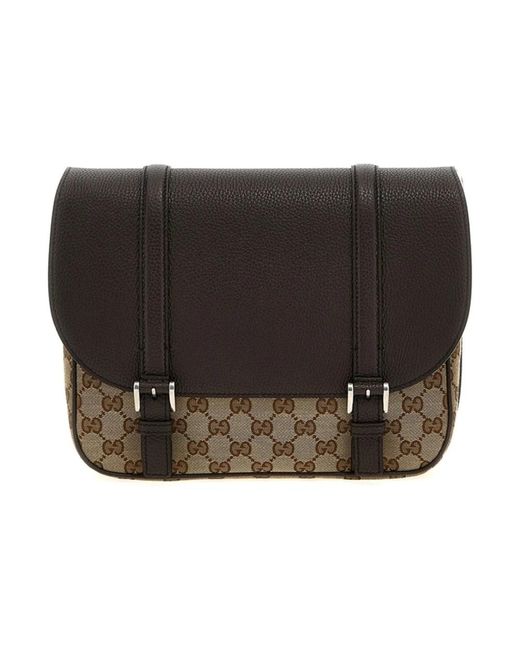 Gucci Shoulder Bags in het Black voor heren