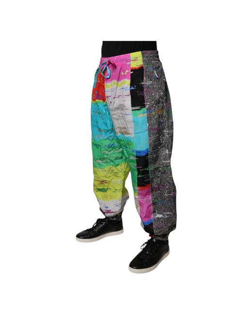 Dolce & Gabbana Green Sweatpants for men