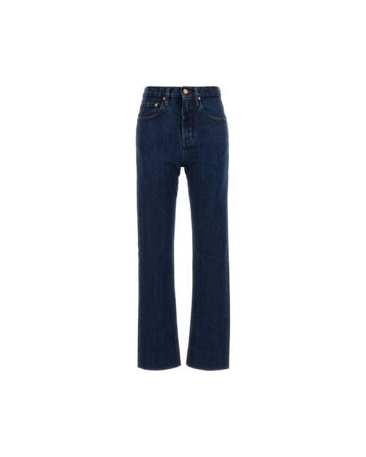 Jil Sander Bootcut Jeans in het Blue