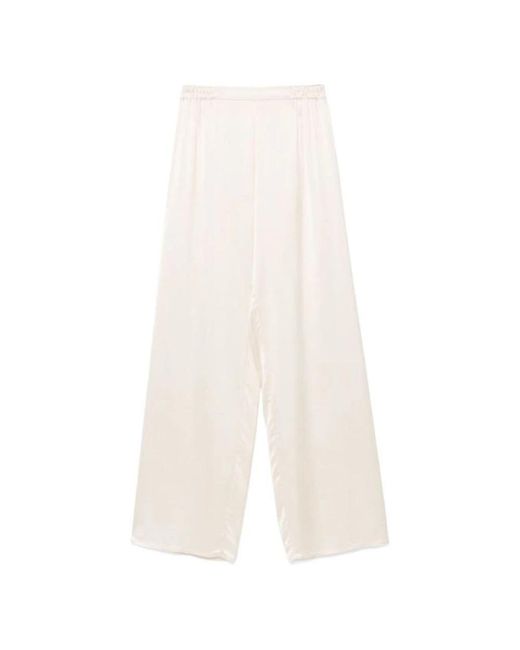 Gentry Portofino White Wide Trousers
