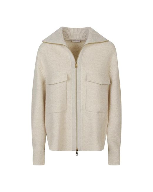 Moncler Light Jackets in het Natural