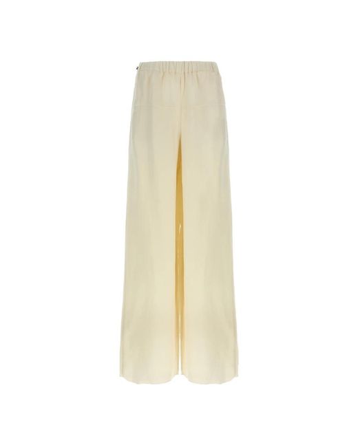 Max Mara Natural Wide Trousers