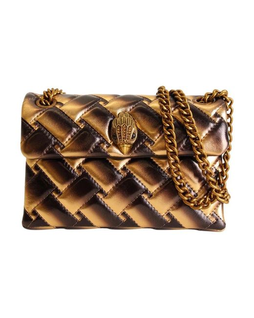 Kurt Geiger Metallic Marsala Crossbody Handtasche
