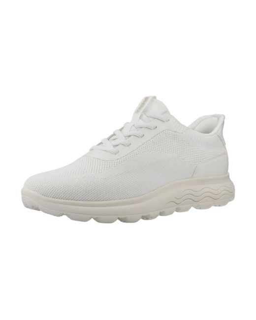 Geox White Sneakers