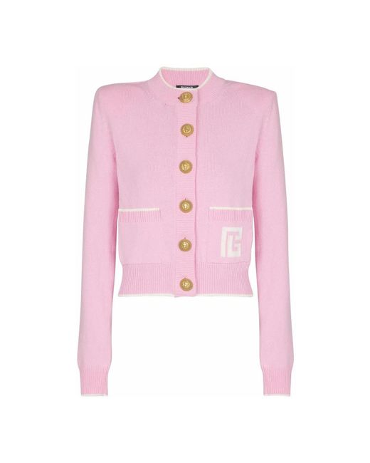 Balmain Cardigans in het Pink