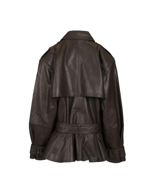 ROTATE BIRGER CHRISTENSEN Black Leather Jackets