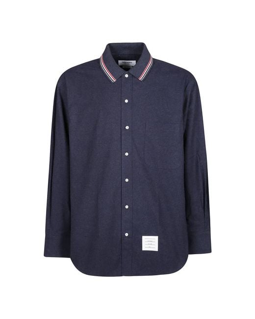Thom Browne Blue Casual Shirts for men